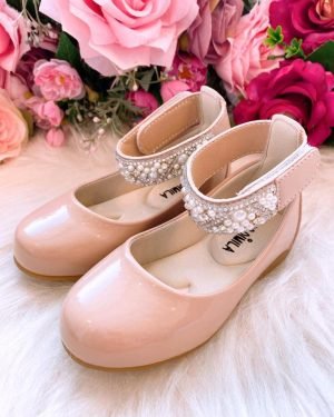 Sapatilha Flor di Mila Nude – Rose “Perolas&