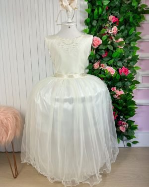 Vestido Infantil Enjoy Longo Regata Off