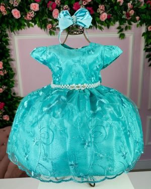 Vestido Marie Realeza Verde Tiffany