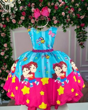 Vestido Tematicos da Miss Maria Clara e JP