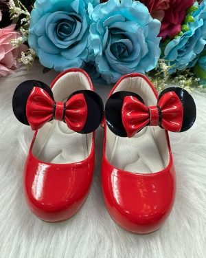 Sapatilha Flor Di Mila Minnie/Minie Vermelha