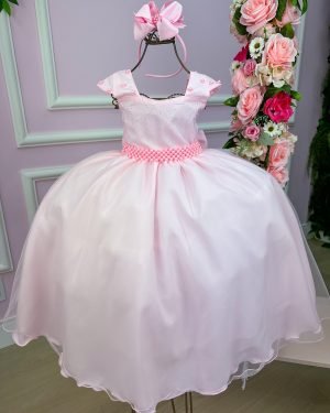 Vestido Giovanella/Giovanela Longo Valentina Rosa Bebe