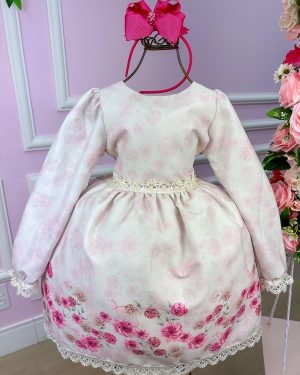 Vestido Miss Sweet Jardim Encantado Inverno Off