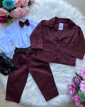 Conjunto Miss Cherry Social Terno – Blaizer Marsala Ga