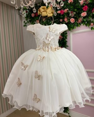 Vestido Juvenil - Midi Vila Lele Sabrina Off