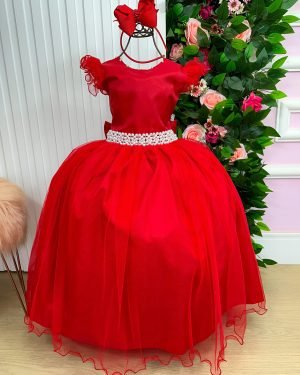 Vestido Marie Longo Amanda Vermelho