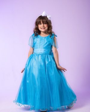 Vestido Marie Longo Mel Azul Tiffany