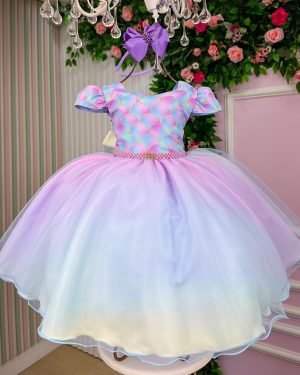 Vestido Infantil Bella Child Sereia