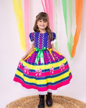 Vestido Marie Junino Luxo Arraiá da Farra
