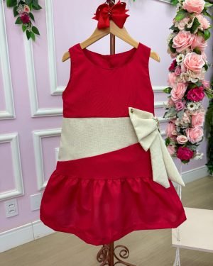 Vestido Blogueirinha Rafa Vermelho - Natal