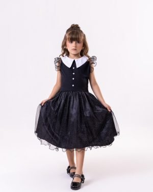 Vestido Marie Tematico Wandinha - Vandinha