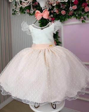 Vestido Mini Miss Betani Pessego