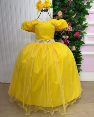 Vestido Marie Longo Heloisa Amarelo