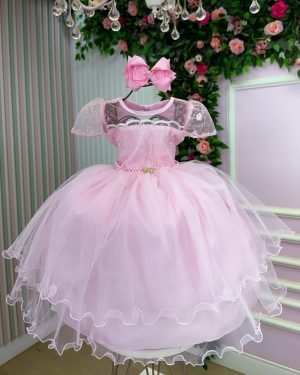 Vestido Bella Child Layla Rosa Bebe