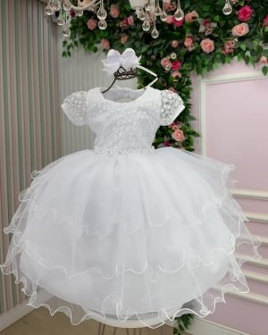 Vestido Bella Child Lavínia Branco