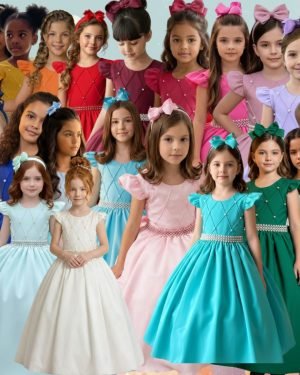 Vestido Ysa Kids Ariane Longo