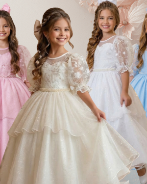 Vestido Bella Child Longo Eva