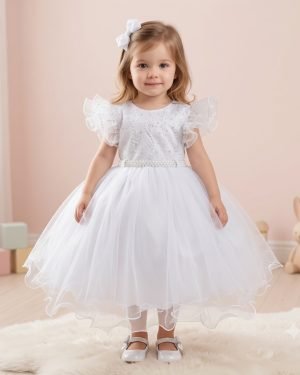 Vestido Menina Bonita Lara Branco