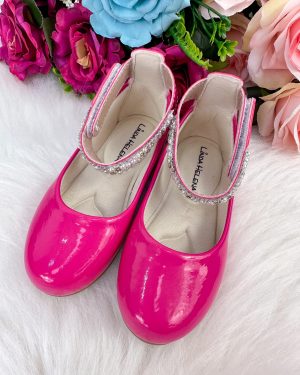 Sapatilha Flor di Mila Pink "Perolas" Luxo