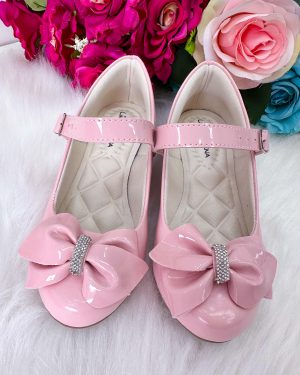 Sapatilha Flor Di Mila Rubia Saltinho Rosa Bebe