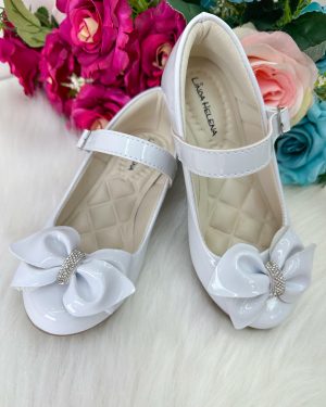 Sapatilha Flor Di Mila Rubia Saltinho Branco