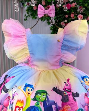Vestido Tematicos Kids Divertidamente Colorido