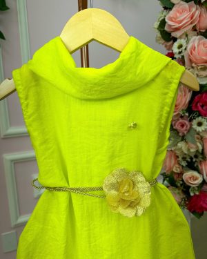 Vestido Blogueirinha Serena Verde Lima Neon