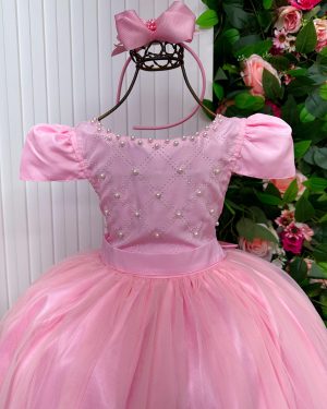 Vestido Enjoy Longo Gabriela Rosa Bebe