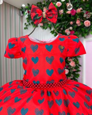 Vestido Mimadine Melissa Natal Vermelho