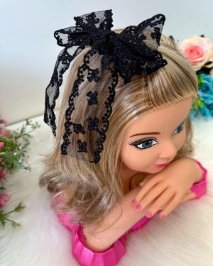 Laço Belli Jessica Renda Preto