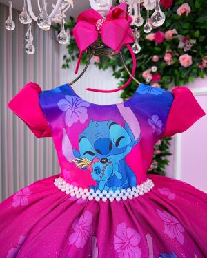 Vestido Tematicos Ysa Kids Lilo Stitch Modelo 2