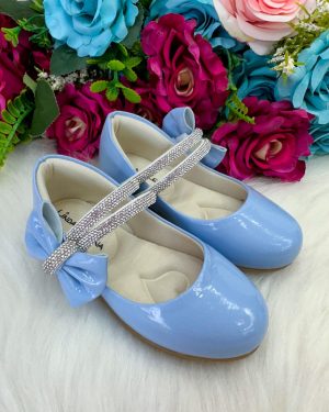 Sapatilha Flor Di MIla Maya Azul Bebe
