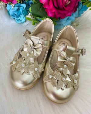 Sapatilha Doce Pe Baby Dourado