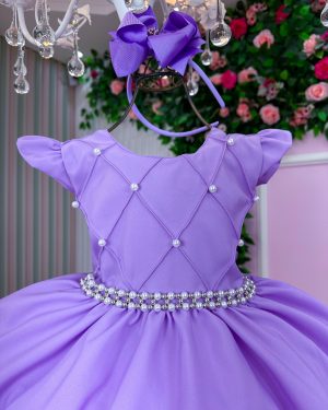 Vestido Ysa Kids Francine Lilas