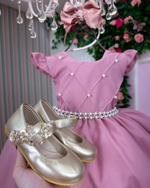 Vestido Ysa Kids Francine Rose