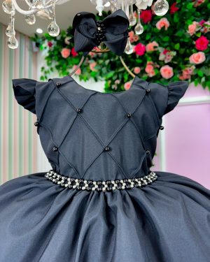 Vestido Ysa Kids Francine Preto