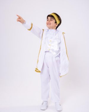 Fantasia Princesa Belli Principe Conde William Branco