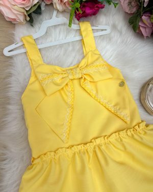 Vestido Blogueirinha Lola Amarelo