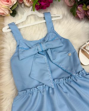 Vestido Blogueirinha Lola Azul Bebe