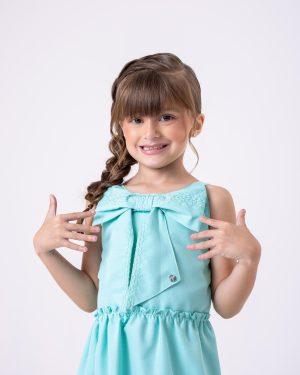 Vestido Blogueirinha Lola Verde Tiffany