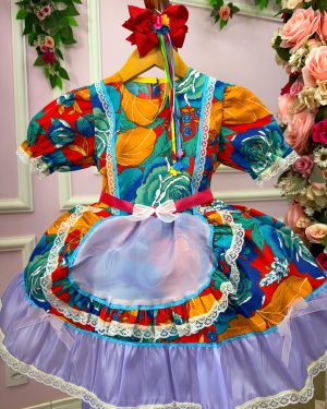 Vestido Junino Tropical Lorenza