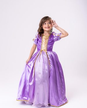 Fantasia Longa Princesa Belli Princesa Lilás Modelo 2