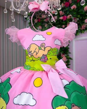 Vestido Temáticos Infantil Luxo Bobbie Goods