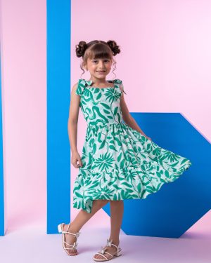 Vestido Banana Club Dandara Verde