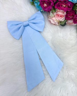 Laço Opcional / Faixa Do Vestido Selena Azul Bebe