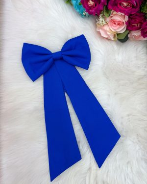 Laço Opcional / Faixa Do Vestido Selena Azul Royal