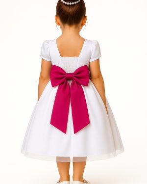 Laço Opcional / Faixa Do Vestido Selena Pink