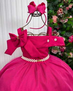 Vestido Banana Club Longo Doce Elegancia Pink