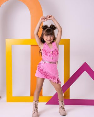 Conjunto Blogueirinha Boiadeira Maraisa Rosa