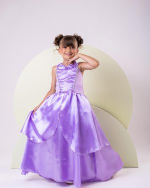 Fantasia Longa Princesa Belli Princesa Lilas Modelo 3